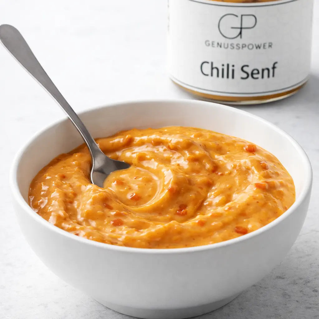Chili Senf - Würzig scharf und einfach vielseitig