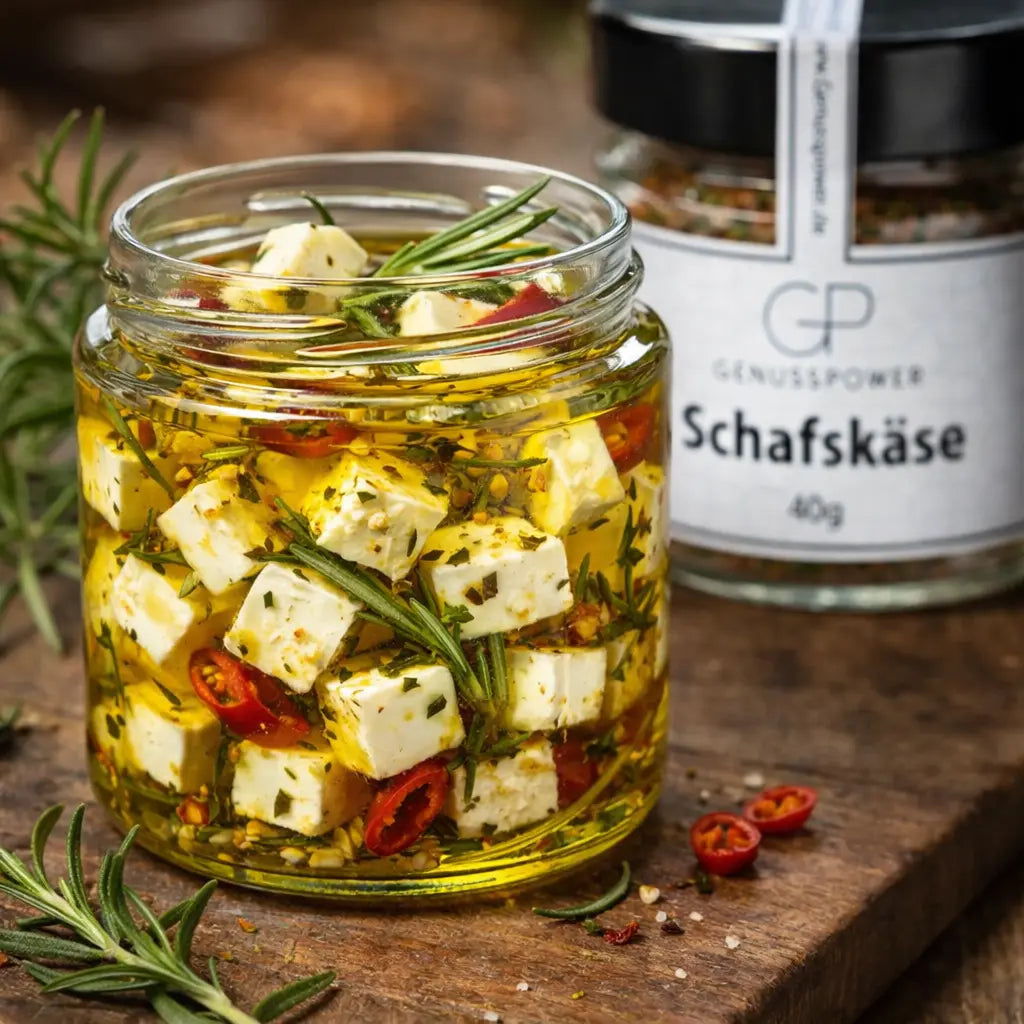 Schafskäse Gewürz - Mediterrane Kräuter für Schafskäse und Feta