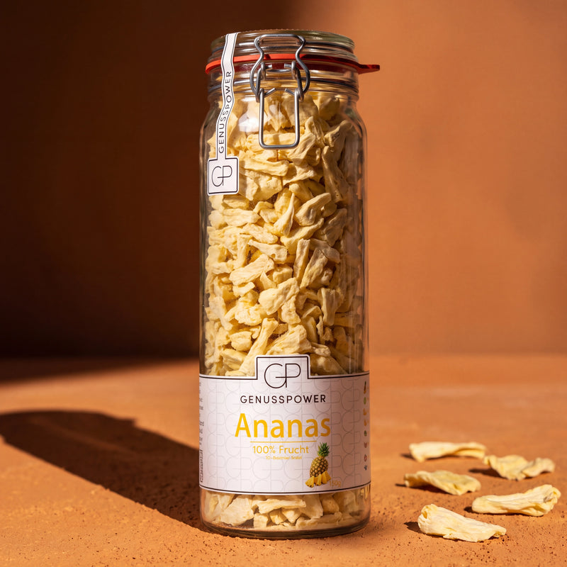 Ananas — Tropisch süß. Luftig & knusprig.