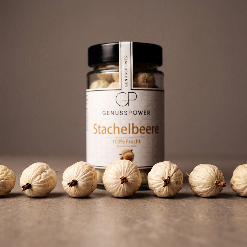 Stachelbeere — Herb frisch. Luftig & knusprig.