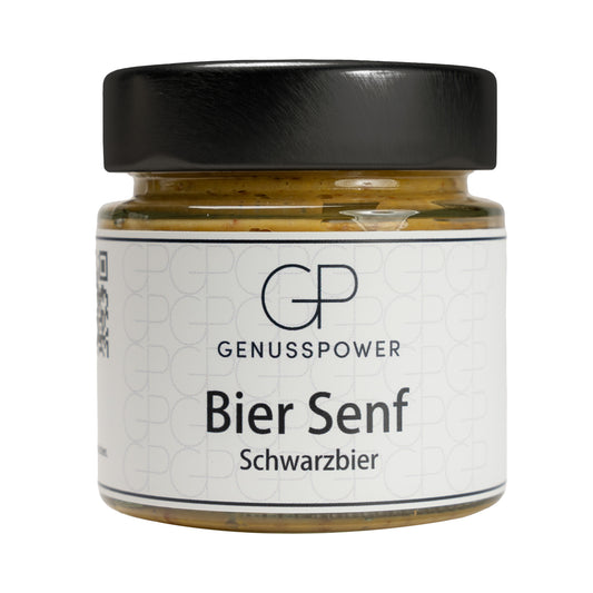 Bier Senf Schwarzbier - Malzig würzig und voller Charakter
