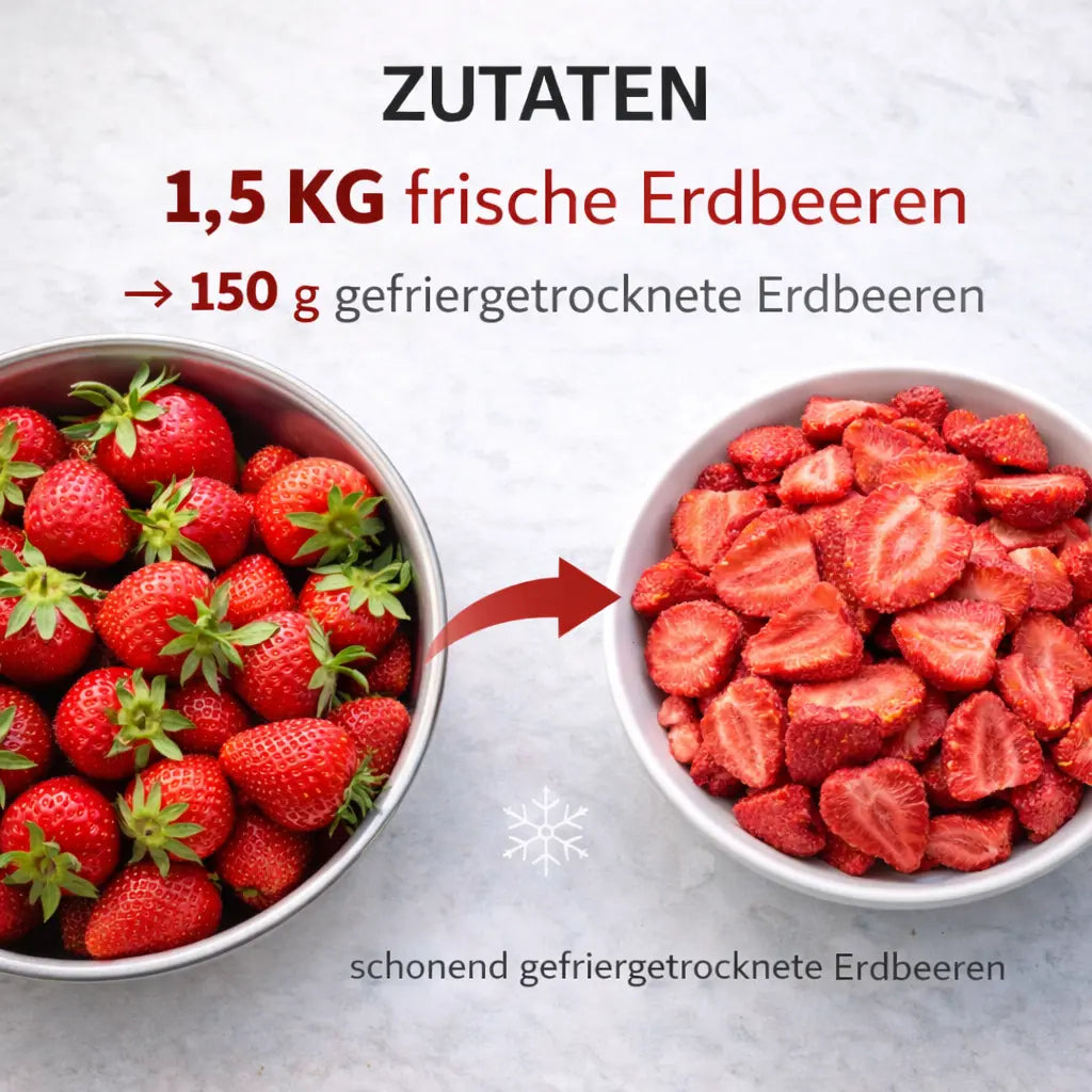 Gefriergetrocknete Erdbeeren XL