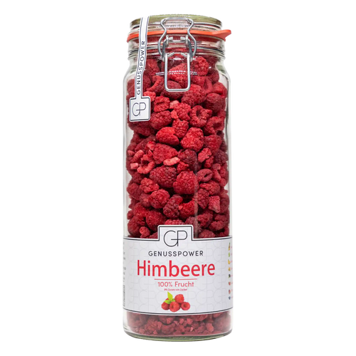 Gefriergetrocknete Himbeeren