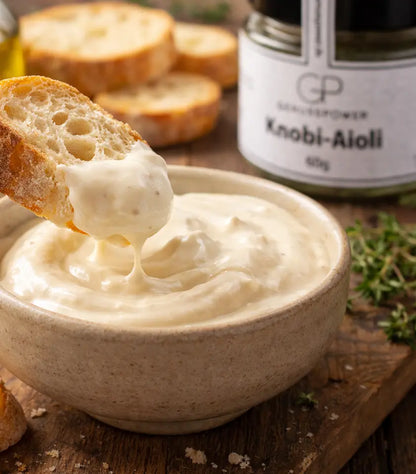 Knobi Aioli - Der intensive Knoblauchgenuss für Dips und Saucen