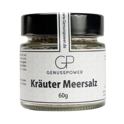 Kräuter Meersalz - Feines Meersalz verfeinert mit aromatischen Kräutern