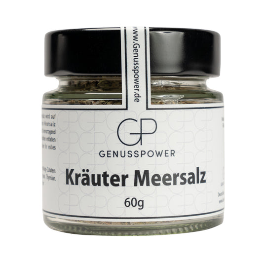 Kräuter Meersalz - Feines Meersalz verfeinert mit aromatischen Kräutern