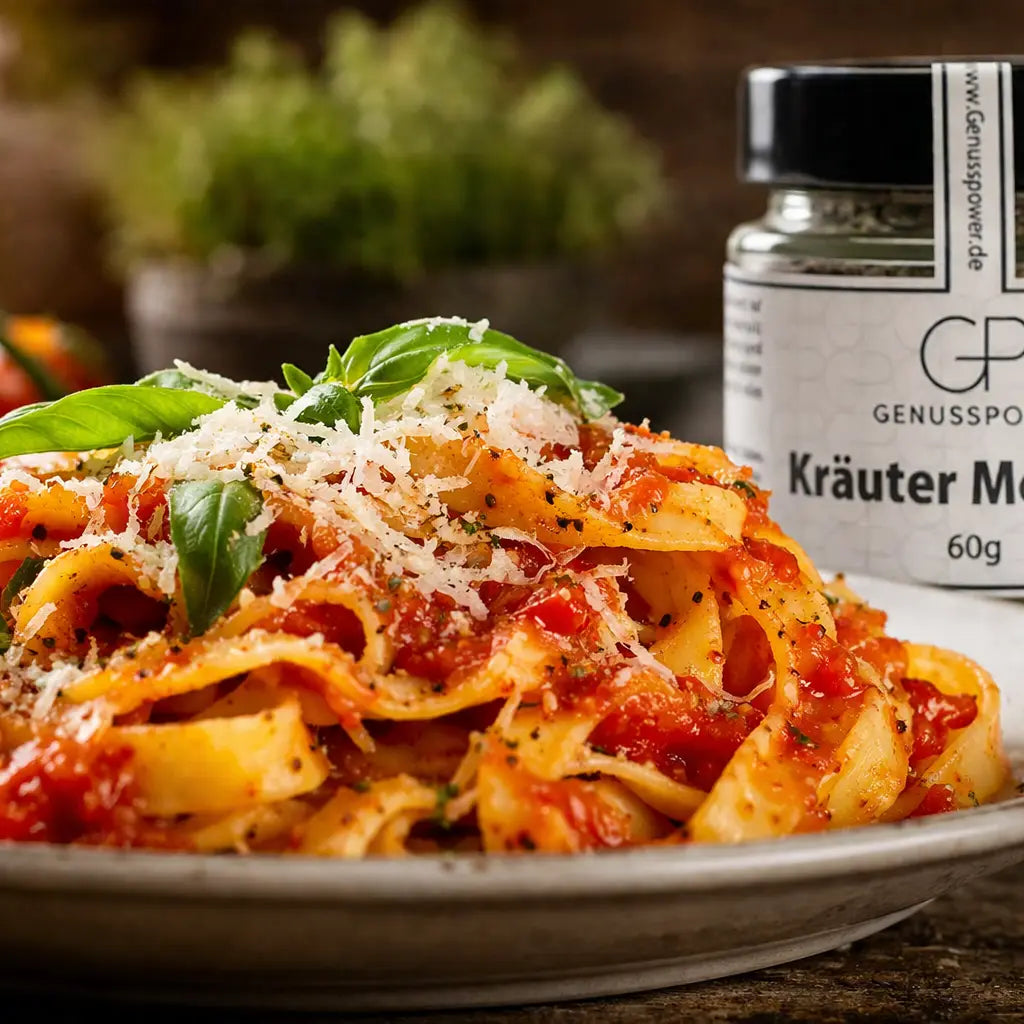 Kräuter Meersalz - Feines Meersalz verfeinert mit aromatischen Kräutern