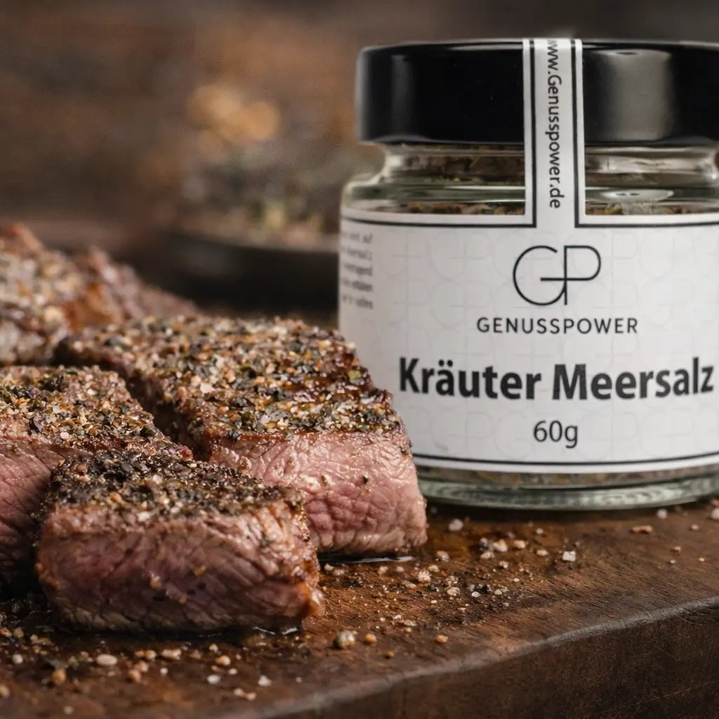 Kräuter Meersalz - Feines Meersalz verfeinert mit aromatischen Kräutern