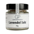 Lavendel Salz · Salz mit Lavendelblüten