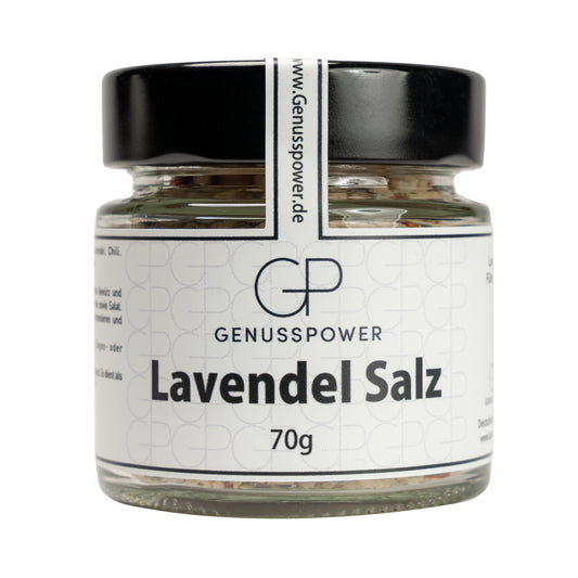 Lavendel Salz - Feines Salz mit aromatischen Lavendelblüten