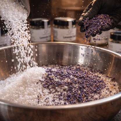 Lavendel Salz - Feines Salz mit aromatischen Lavendelblüten