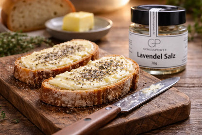 Lavendel Salz - Feines Salz mit aromatischen Lavendelblüten
