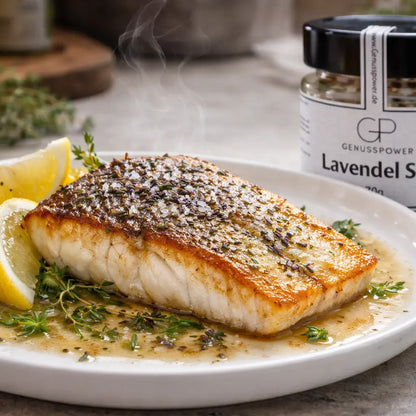 Lavendel Salz - Feines Salz mit aromatischen Lavendelblüten