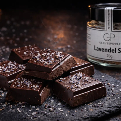 Lavendel Salz - Feines Salz mit aromatischen Lavendelblüten