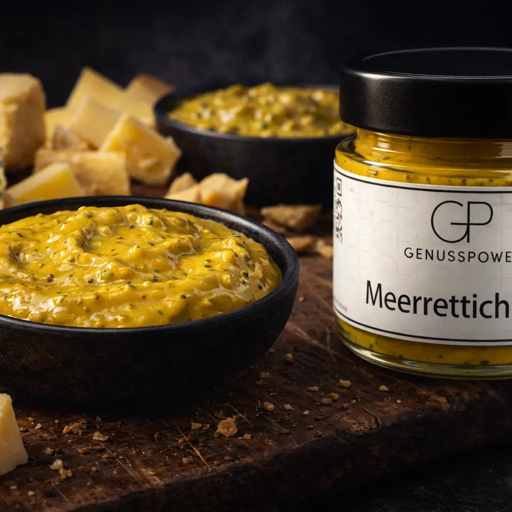Meerrettich Senf Frisch scharf und fein abgestimmt