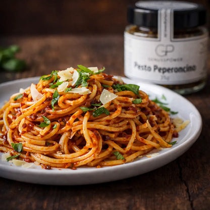 Pesto Peperoncino - Mediterrane Gewürzmischung mit feiner Schärfe