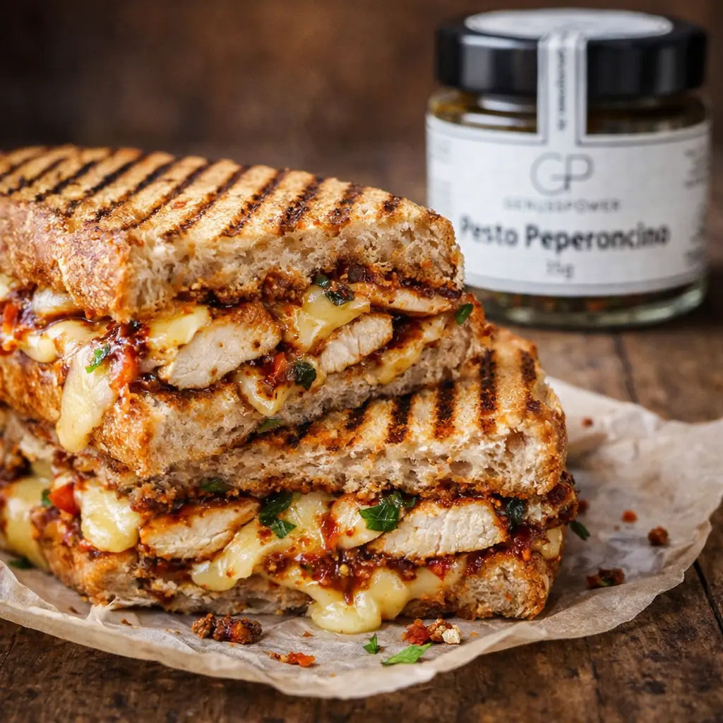 Pesto Peperoncino - Mediterrane Gewürzmischung mit feiner Schärfe