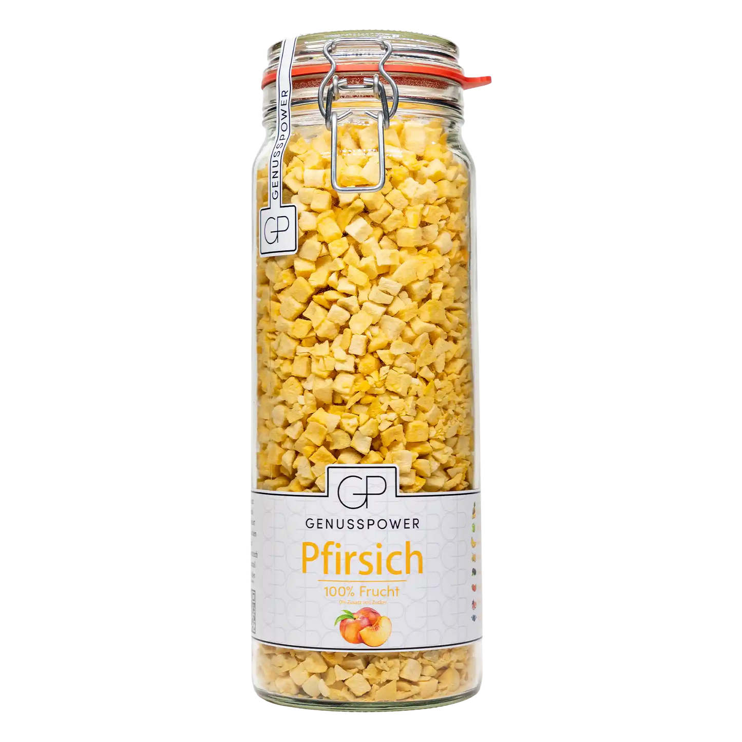 Gefriergetrocknete Pfirsich XL