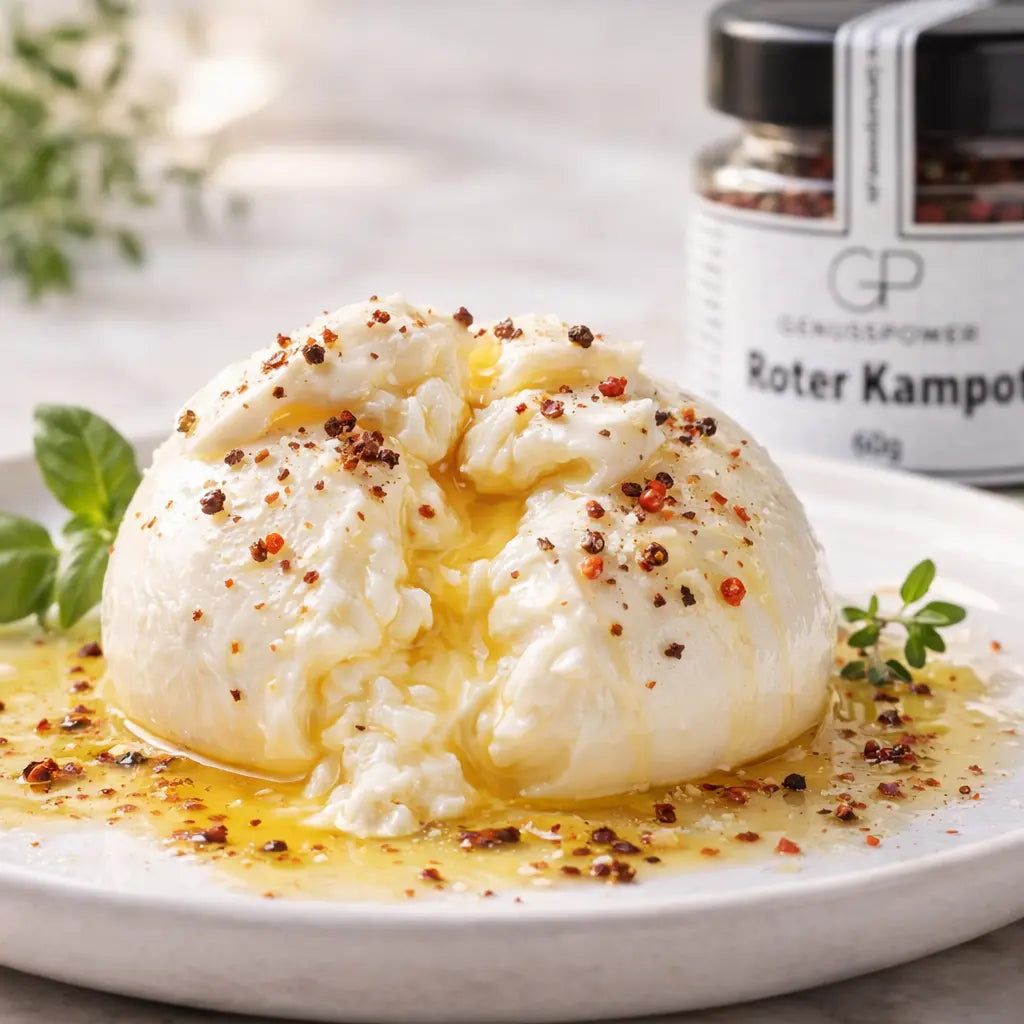 Roter Kampot Pfeffer – Edler Gourmet-Pfeffer mit fruchtiger Schärfe