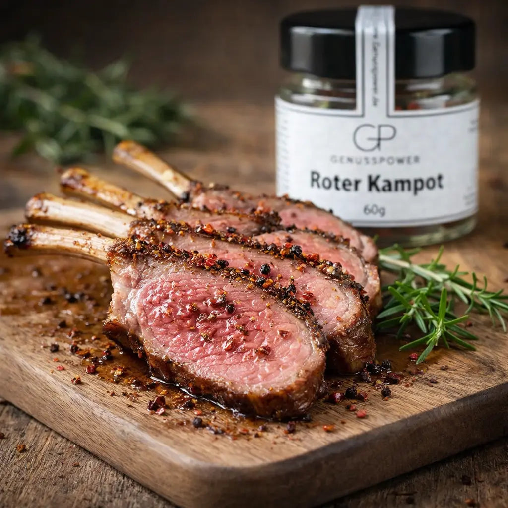 Roter Kampot Pfeffer – Edler Gourmet-Pfeffer mit fruchtiger Schärfe