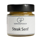 Steak Senf Würzig pfeffrig und gemacht für gutes Fleisch