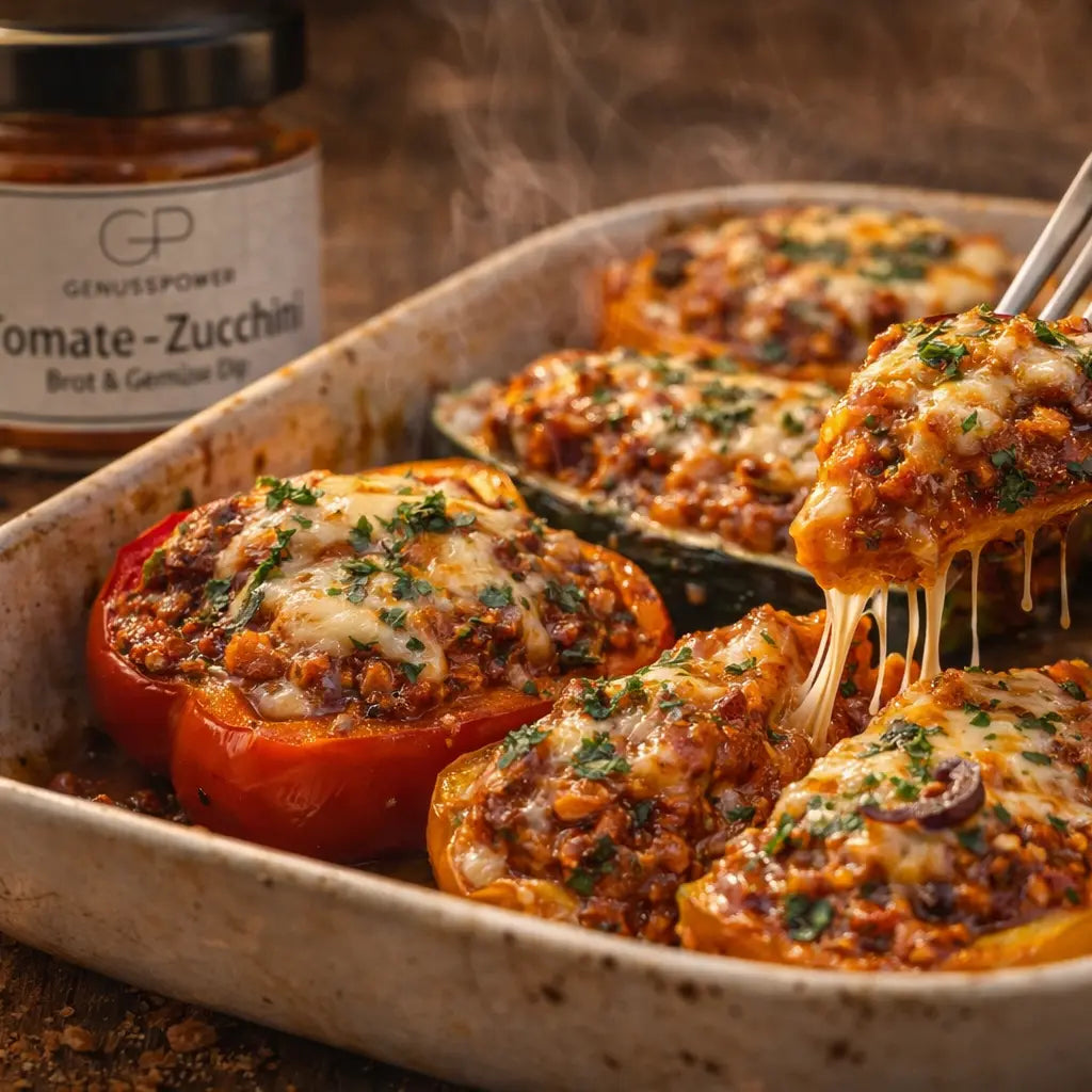 Tomate Zucchini Der leichte Gemüse Aufstrich für jeden Tag