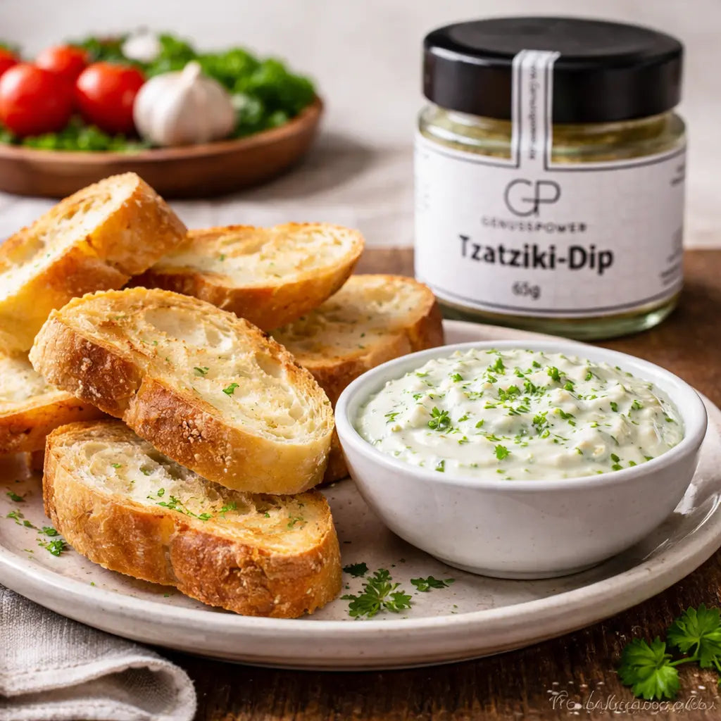 Tzaziki Dip Gewürz – Knoblauch-Kräuter Mischung für Tzaziki, Dips & Grillgerichte