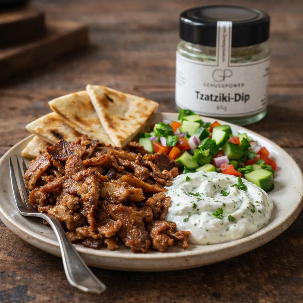 Tzaziki Dip Gewürz – Knoblauch-Kräuter Mischung für Tzaziki, Dips & Grillgerichte