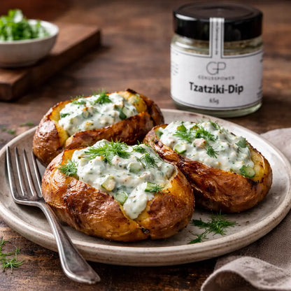 Tzaziki Dip Gewürz – Knoblauch-Kräuter Mischung für Tzaziki, Dips & Grillgerichte