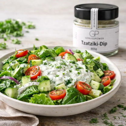 Tzaziki Dip Gewürz – Knoblauch-Kräuter Mischung für Tzaziki, Dips & Grillgerichte