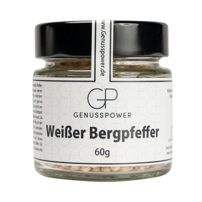 Weißer Bergpfeffer - Feine Schärfe mit elegantem Aroma