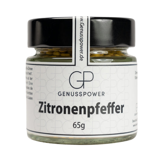 Zitronenpfeffer - Würziger Pfeffer trifft auf fruchtige Zitrone