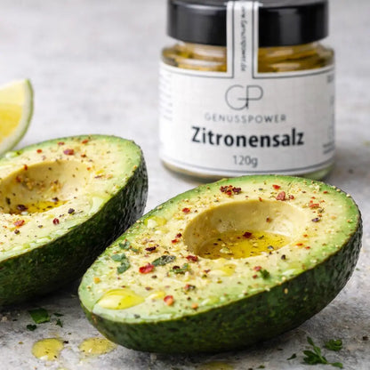 Zitronensalz – Frisches Würzsalz mit feiner Zitrusnote für leichte Küche