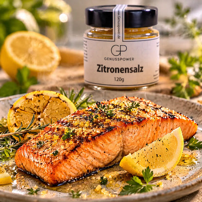 Zitronensalz – Frisches Würzsalz mit feiner Zitrusnote für leichte Küche