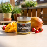 Joe's Papango Senf mit Mango und roter Kirschpaprika