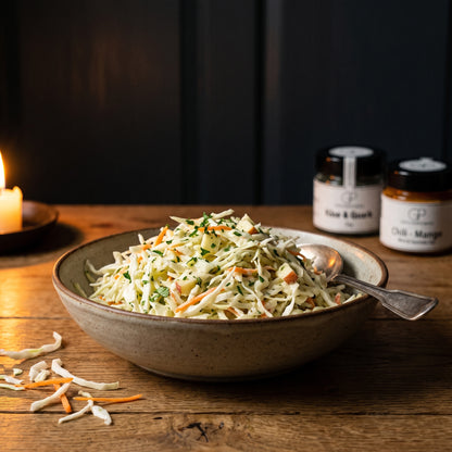 Dauerbrenner – Wintersalat mit Käse-Quark-Dressing