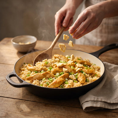 Zu Hähnchen & Reis