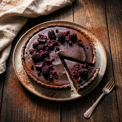 Auf der Schokotarte