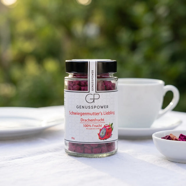 Gefriergetrocknete Drachenfrucht von Genusspower
