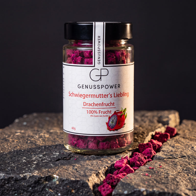 Drachenfrucht — Mild süß. Luftig & knusprig.