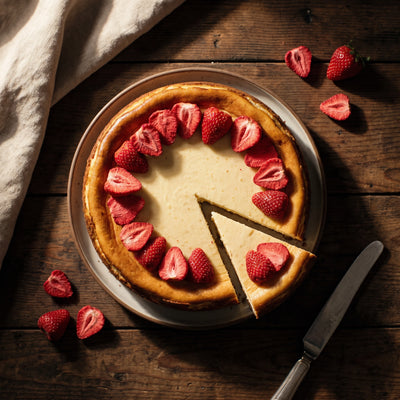 Auf den Cheesecake