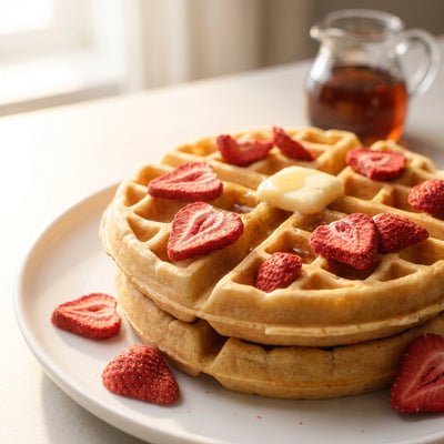 Auf den Waffeln