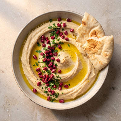Auf dem Hummus