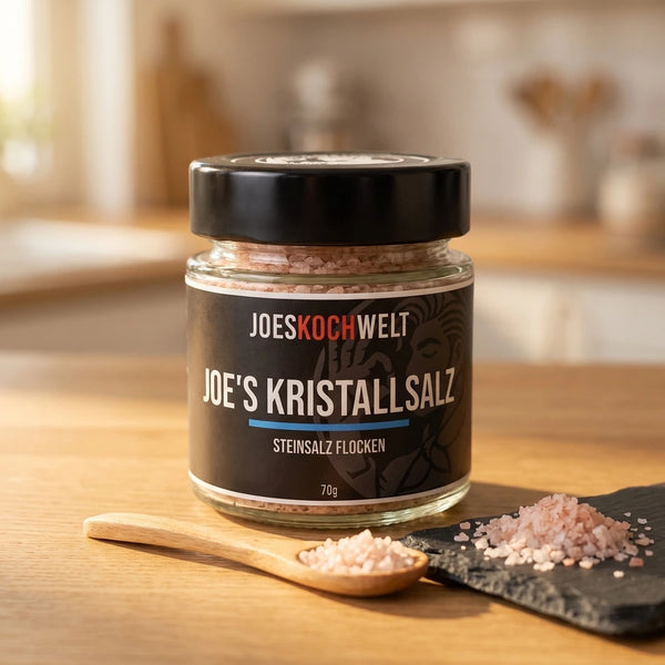 Joes Kristallsalz · Steinsalz Flocken