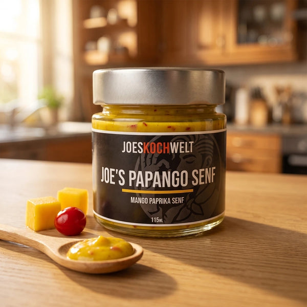 Joes Papango Senf · Mango Paprika Senf