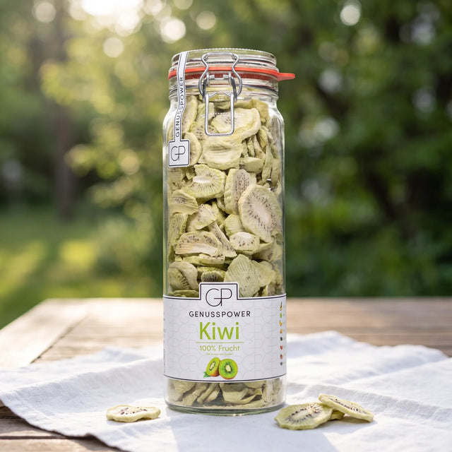 Gefriergetrocknete Kiwi von Genusspower